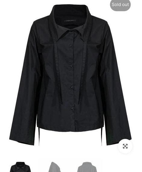 Annette gortz blouse hara maat 40 zwart nieuwstaat, Kleding | Dames, Ophalen of Verzenden, Zo goed als nieuw, Maat 38/40 (M), Zwart