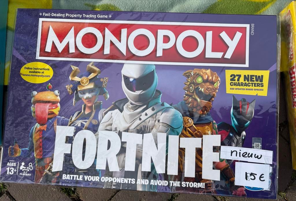 Monopoly Fortnite Editie - Nieuw in verpakking, Drie of vier spelers, Ophalen of Verzenden, Nieuw