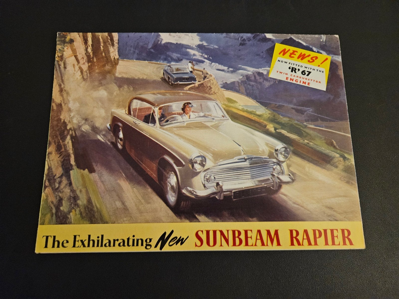 Brochure Sunbeam Rapier, Ophalen of Verzenden, Zo goed als nieuw, Overige merken
