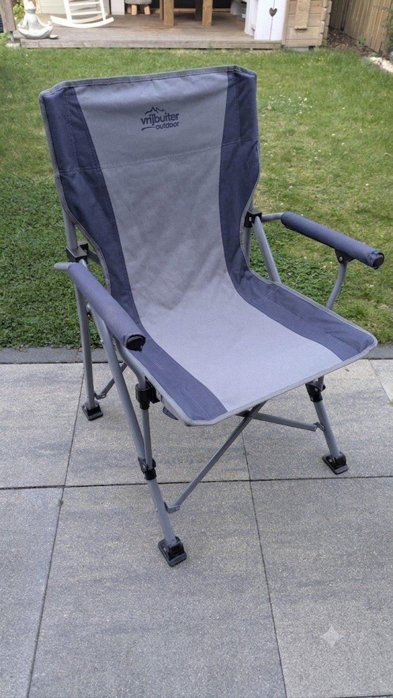 vouwbare camping stoel vrijbuiter 2x, Ophalen, Campingstoel