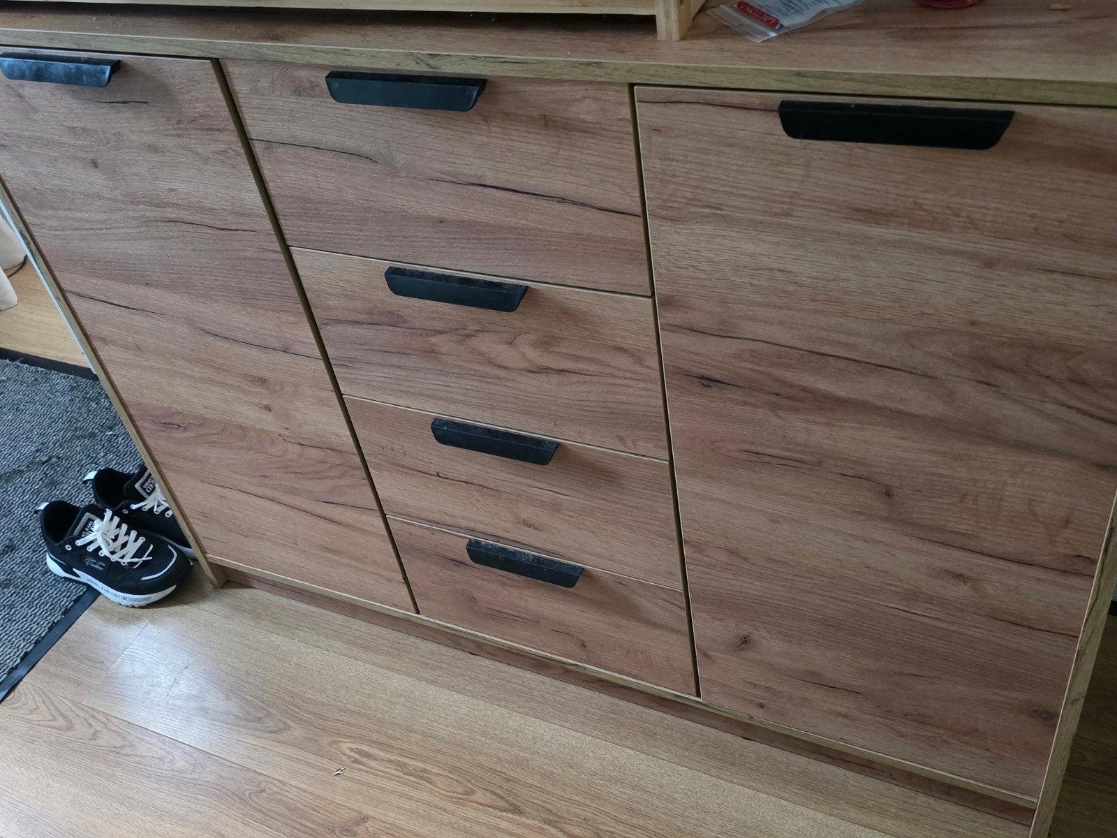 Houtlook dressoir, Ophalen, Zo goed als nieuw, Modern, 25 tot 50 cm