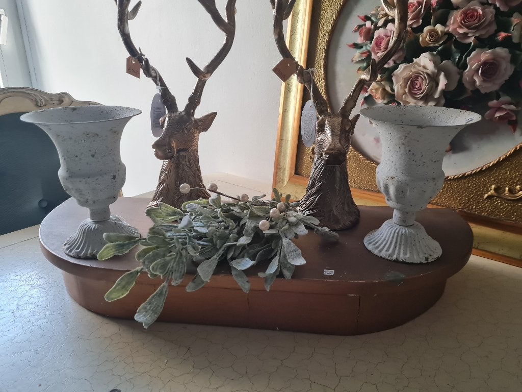 Old look metalen bloempotjes p/st 8.95, Heikant 21 Kaatsheuvel, Belle Vieille Brocante, Ophalen of Verzenden, Jolandamonsieurs@gmail.com