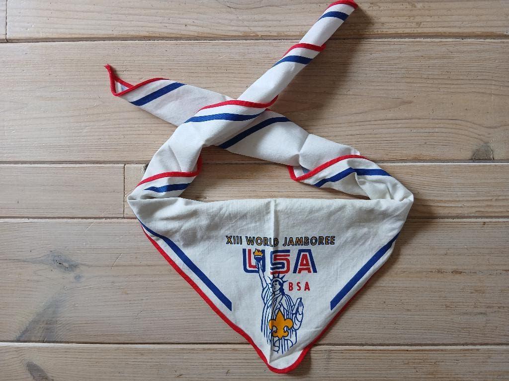 Das deelnemers U.S.A. aan 13e Wereld Jamboree Japan 1971, Verzamelen, Scouting, Ophalen of Verzenden, Gebruikt, Kleding