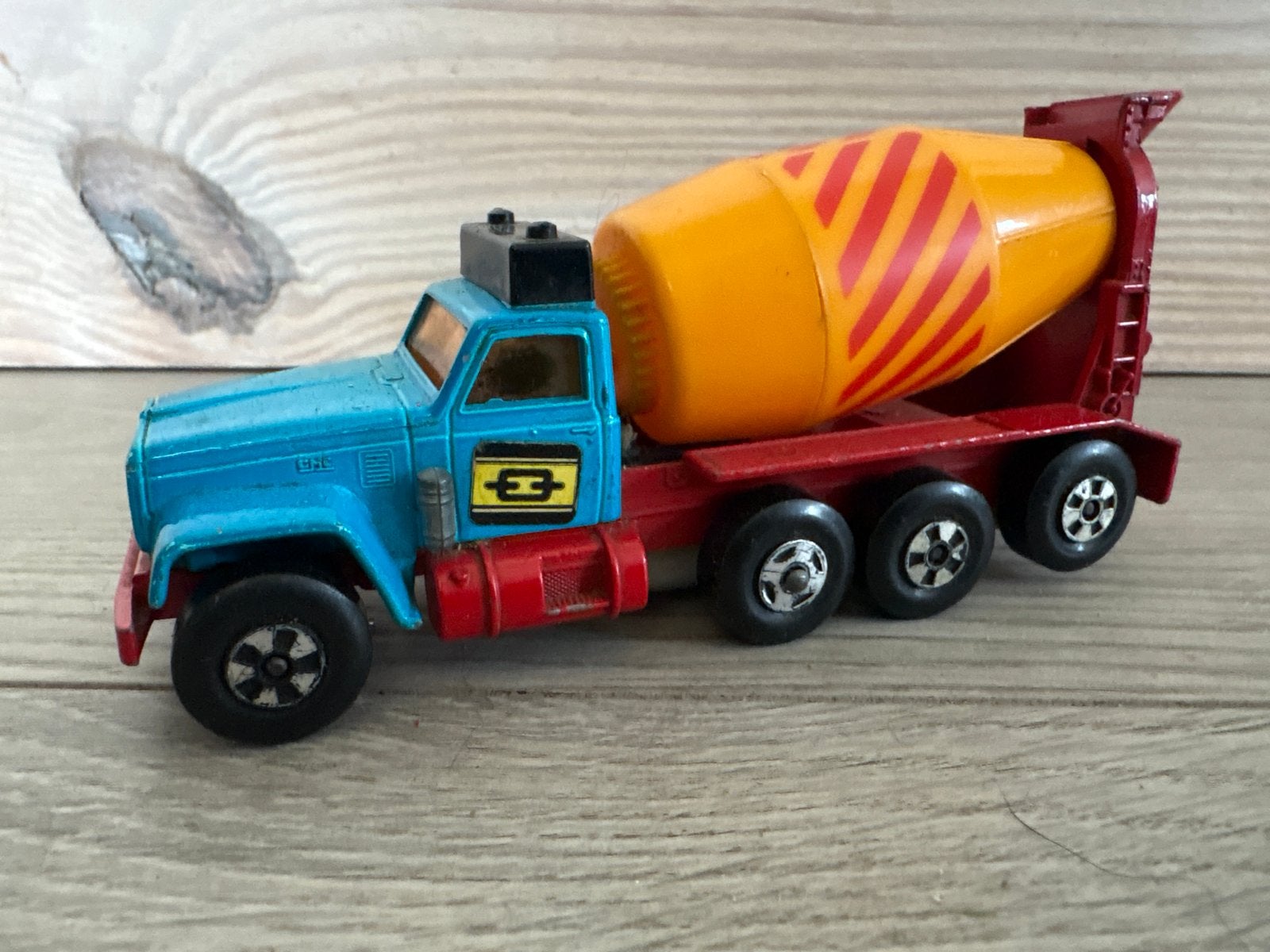 Vintage Matchbox Super Kings K-6 GMC Cement Mixer Jaren '70, Ophalen of Verzenden, Gebruikt