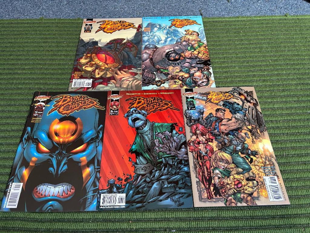 American Comics, Battle Chaser (1-9 compleet, 80 Euro), Boeken, Strips | Comics, Complete serie of reeks, Ophalen of Verzenden