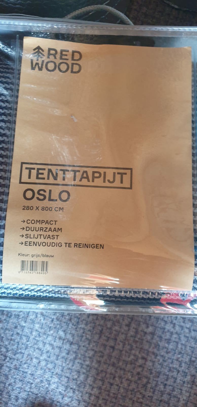 Tenttapijt 280 x 800 cm, Ophalen