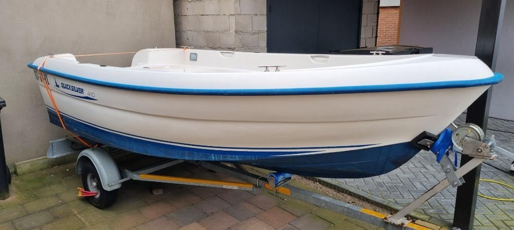 quicksilver 410 fish, Watersport en Boten, Ophalen, Gebruikt, Overige brandstoffen, Geen motor