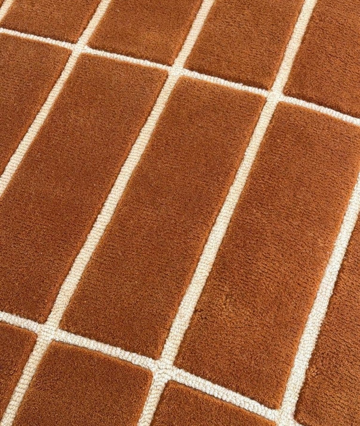 Brink en Campman tapijt Marimekko Tiiliskivi Brown 250x350, Huis en Inrichting, Ophalen, Bruin, Rechthoekig, Nieuw