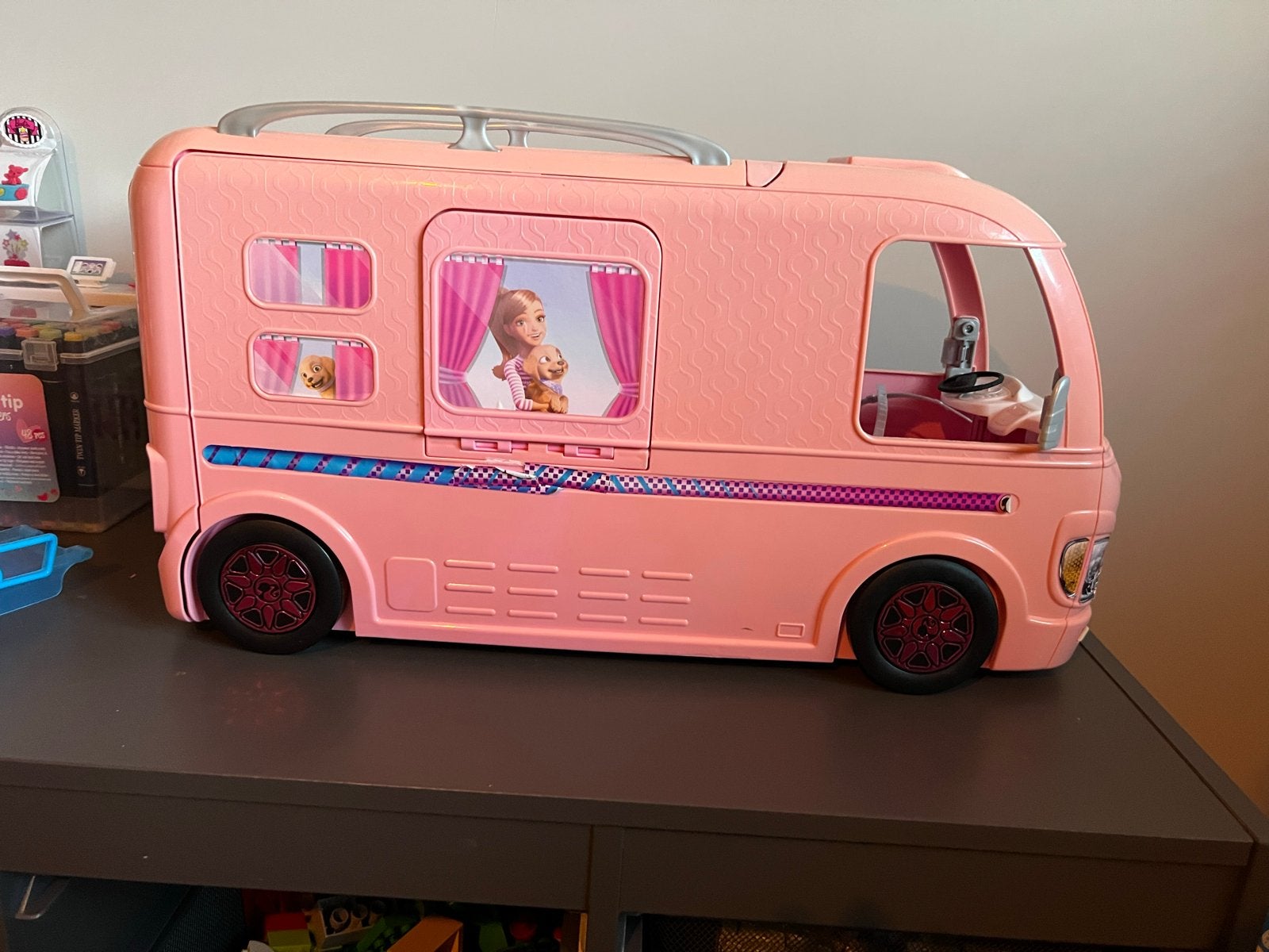 Barbie Camper Roze Speelgoed Camper, Ophalen of Verzenden, Zo goed als nieuw, Overige typen