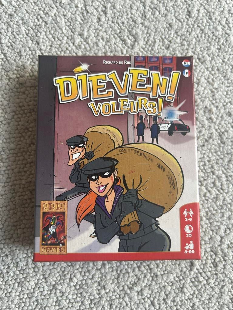 Dieven! Voleurs! Kaartspel 999 Games, Hobby en Vrije tijd, Gezelschapsspellen | Overige, Een of twee spelers, Ophalen of Verzenden