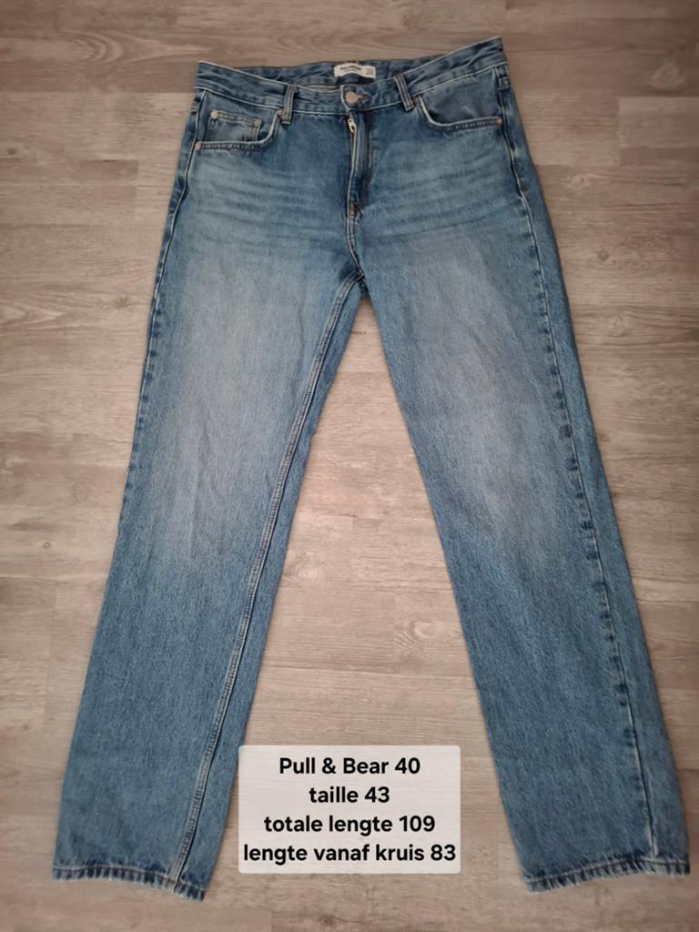 Pull & Bear maat 40, Kleding | Dames, Ophalen of Verzenden, Zo goed als nieuw, Blauw, W30 - W32 (confectie 38/40)