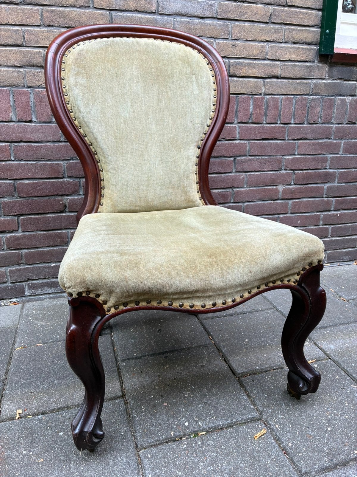 Oude Lodewijk fauteuil, Antiek en Kunst, Antiek | Meubels | Stoelen en Banken, Ophalen