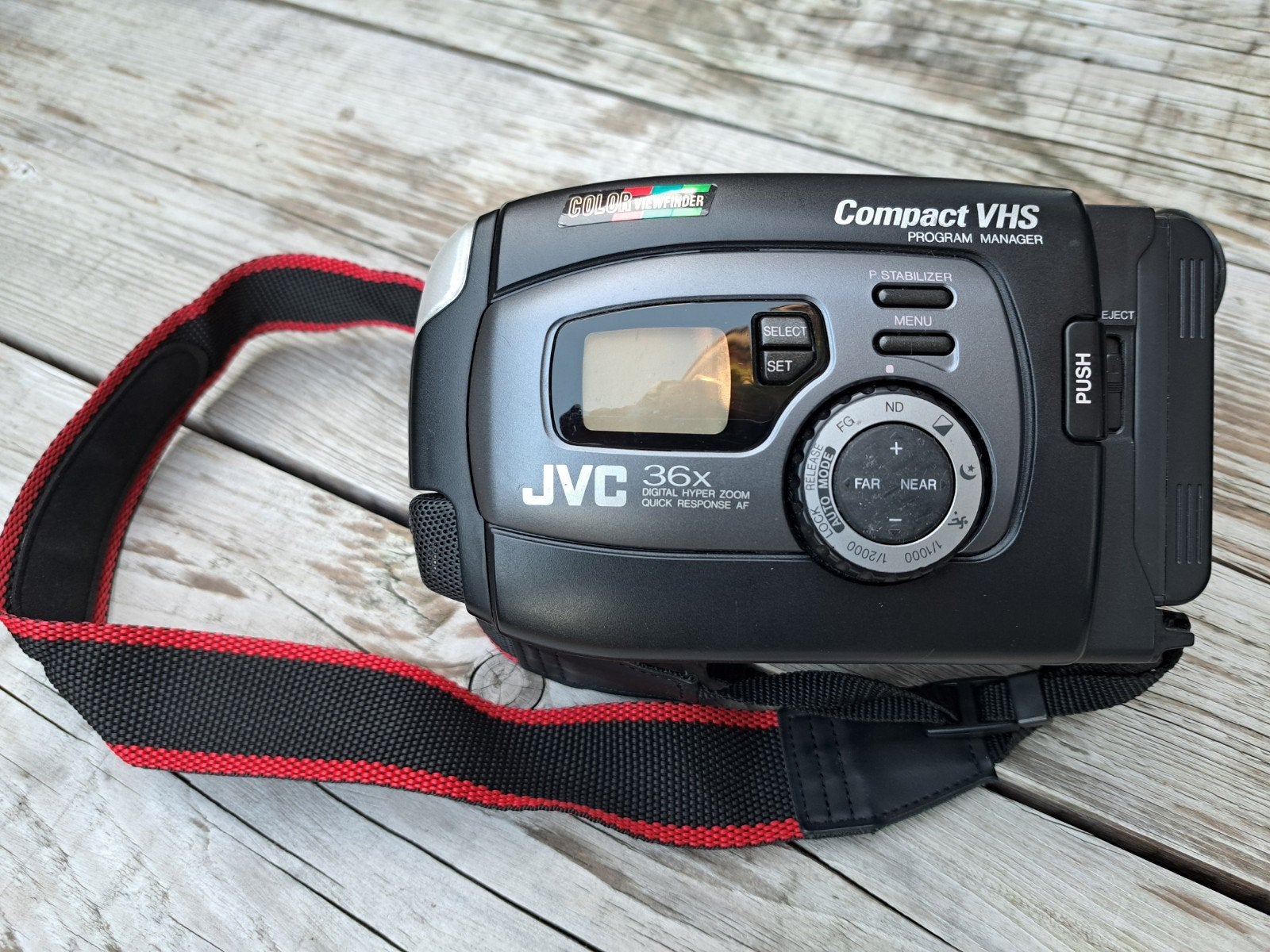 JVC Compact VHS Camcorder met accessoires en tas, Ophalen, VHS-C of SVHS-C, Camera