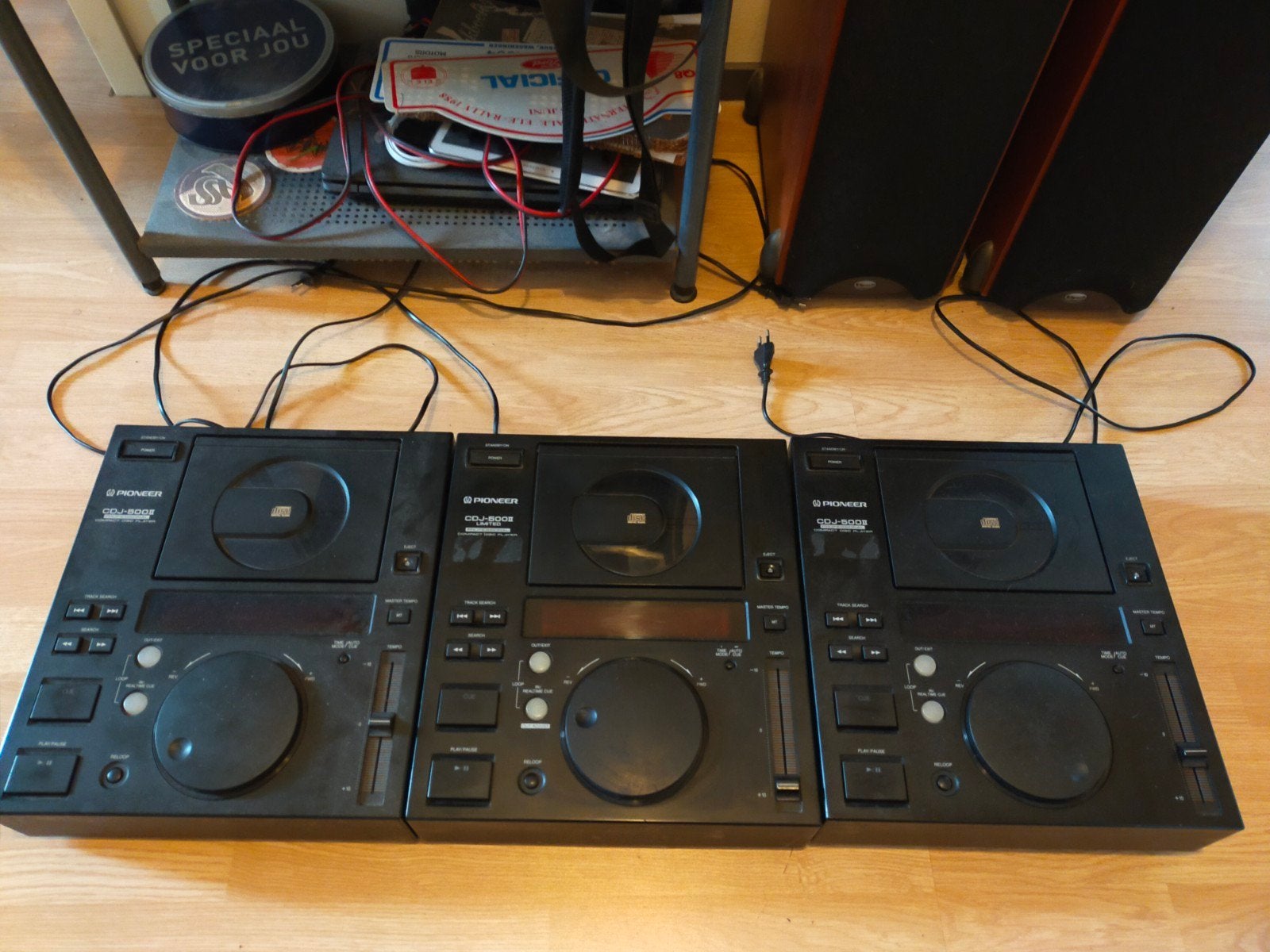 3x Pioneer CDJ 500 MK2 CD-spelers - Vintage DJ-set, Muziek en Instrumenten, Ophalen, Gebruikt, Dj-set, Pioneer