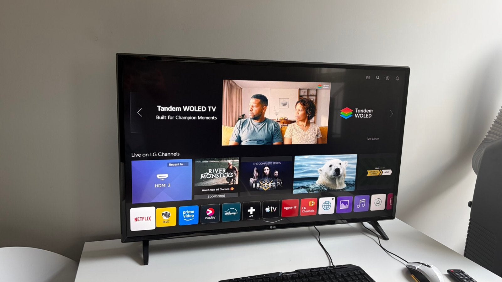 LG 43UM7050PLF 43” 4K Smart TV, Ophalen, 50 Hz, Zo goed als nieuw, 100 cm of meer