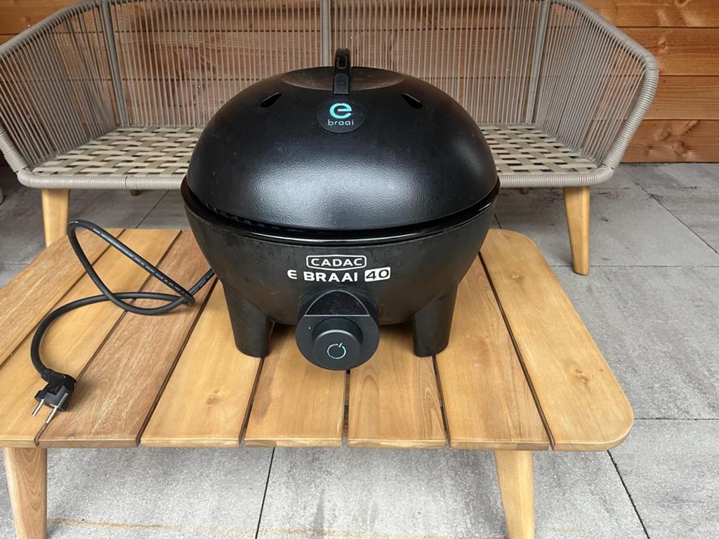 Cadac E Braai 40 elektrische barbecue met draagtas, Ophalen, Zo goed als nieuw