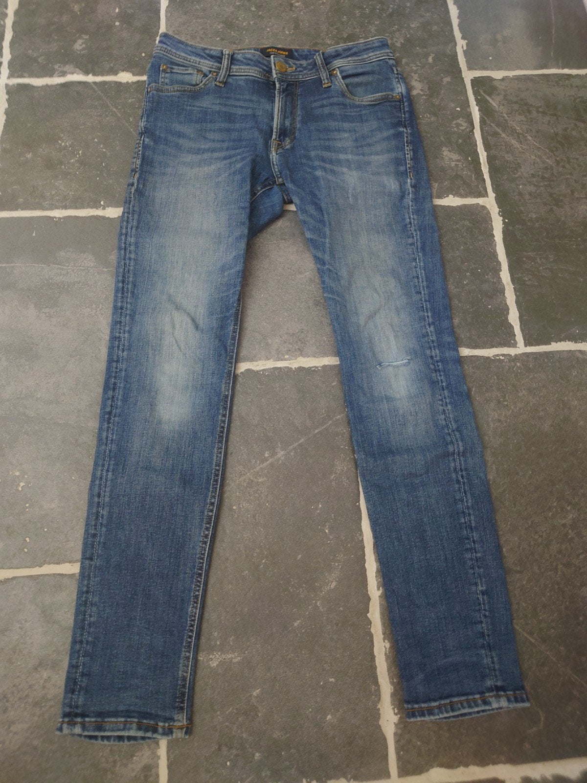 Jack & Jones, Skinny / Liam, Skinny fit, W29 L32, Rob2932, Blauw, W32 (confectie 46) of kleiner, Ophalen of Verzenden, Zo goed als nieuw