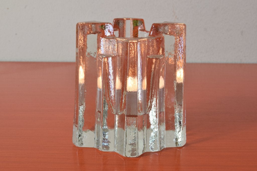 Retro vintage Starlight Lindshammar waxinelichthouder, Ophalen of Verzenden, Koper of Brons