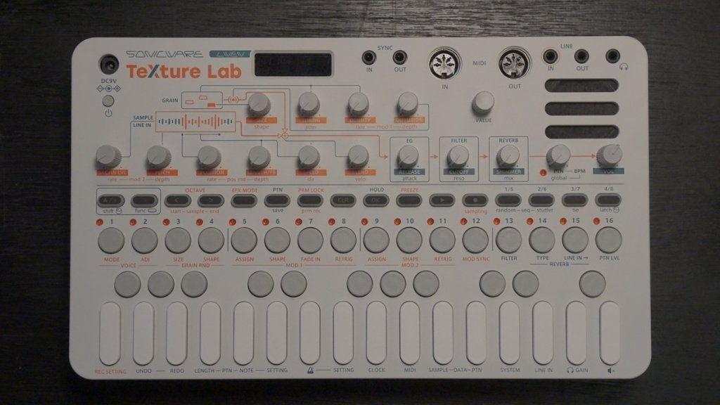 Sonicware Liven Texture Lab, Overige aantallen, Zo goed als nieuw, Met midi-aansluiting, Ophalen