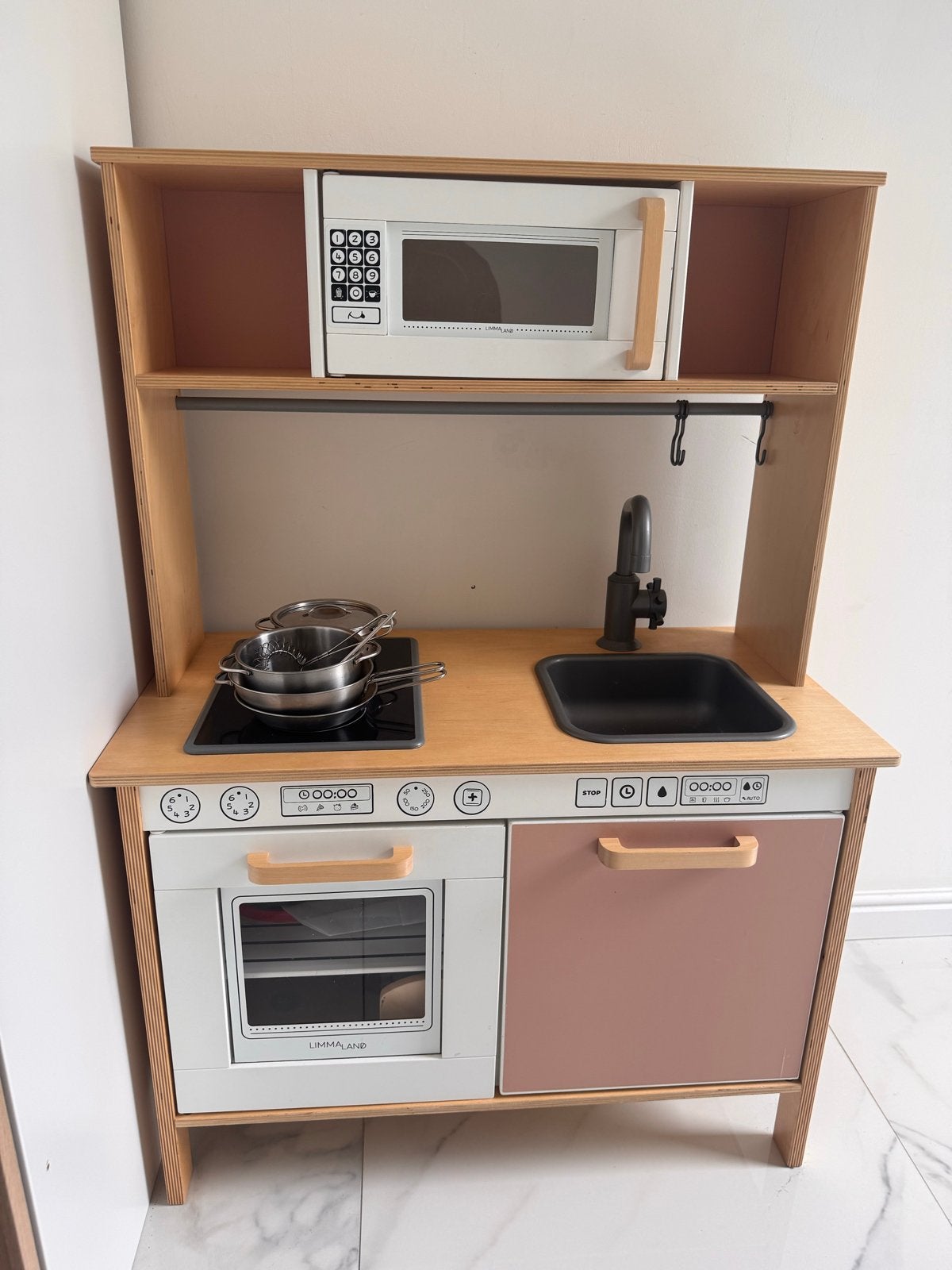 IKEA Speelkeuken DUKTIG met pannensetje - Zo goed als nieuw, Ophalen, Zo goed als nieuw, Hout, Speelkeuken