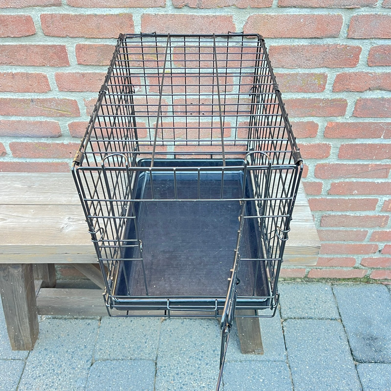 Honden Bench zwart, Dieren en Toebehoren, Ophalen of Verzenden, Zo goed als nieuw, Minder dan 65 cm
