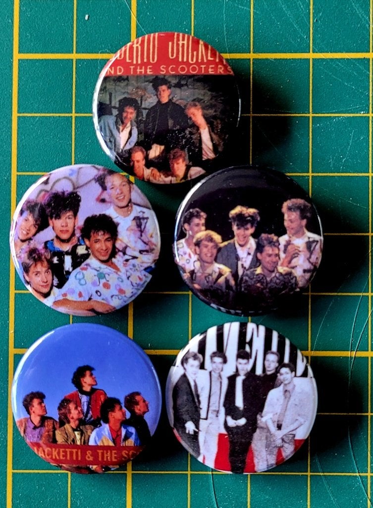 Roberto Jacketti and the Scooters buttons, Verzenden, Nieuw, Gebruiksvoorwerp