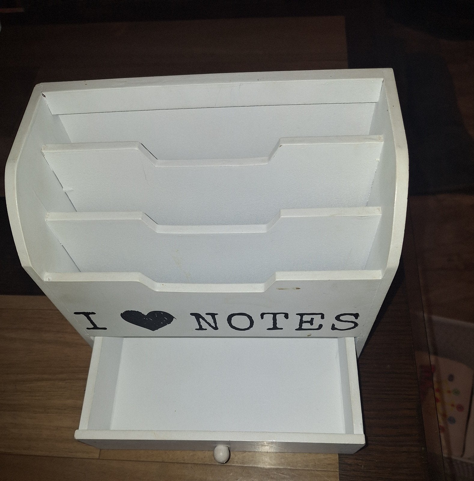 mooi voor je papiertjes in te doen, Ophalen