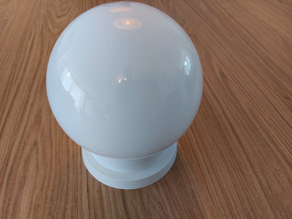 Lamp / bollamp, Ophalen of Verzenden, Zo goed als nieuw, Glas