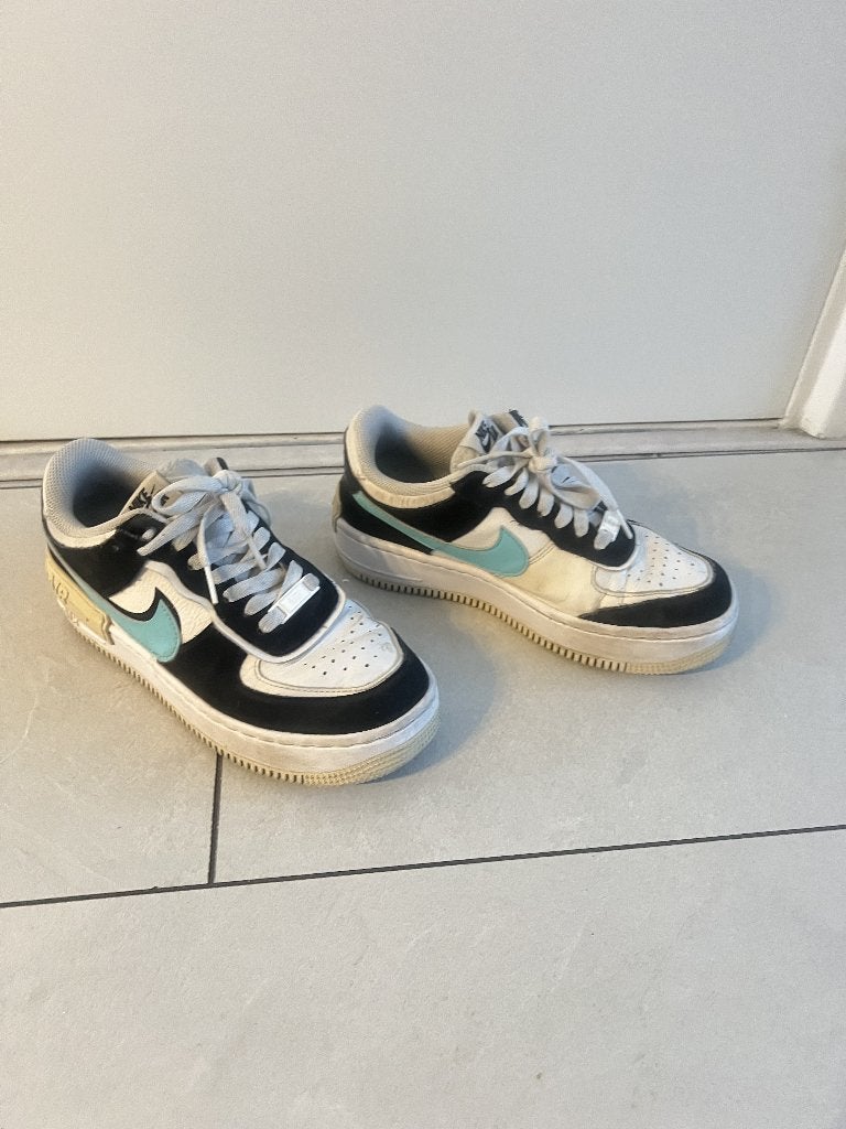 Nike Air force 1 VF (GS) sneakers maat 37,5, Wit, Nike, Ophalen of Verzenden, Sneakers of Gympen
