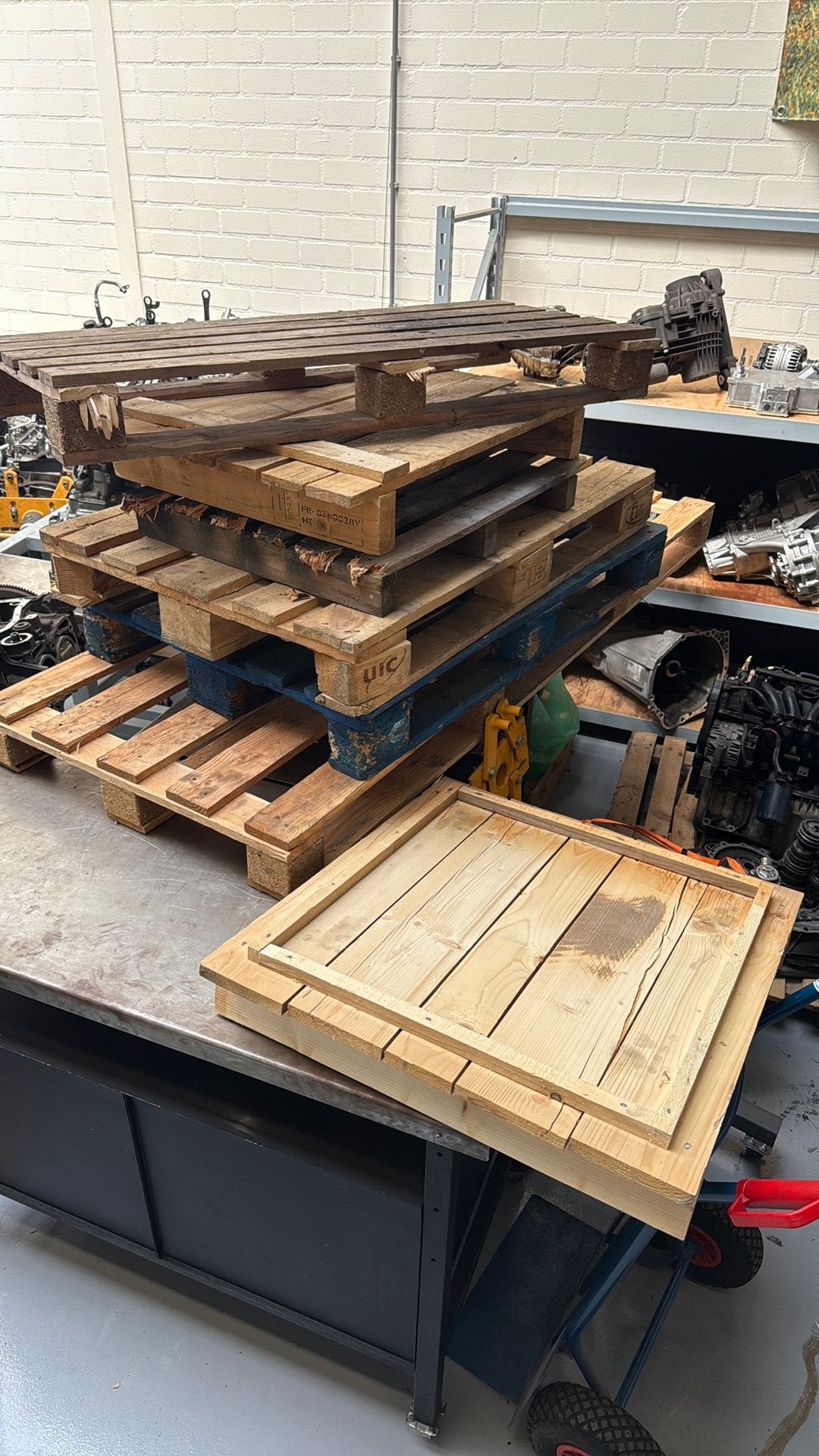 Diverse pallets, Ophalen, Zo goed als nieuw, Pallet, Minder dan 200 cm