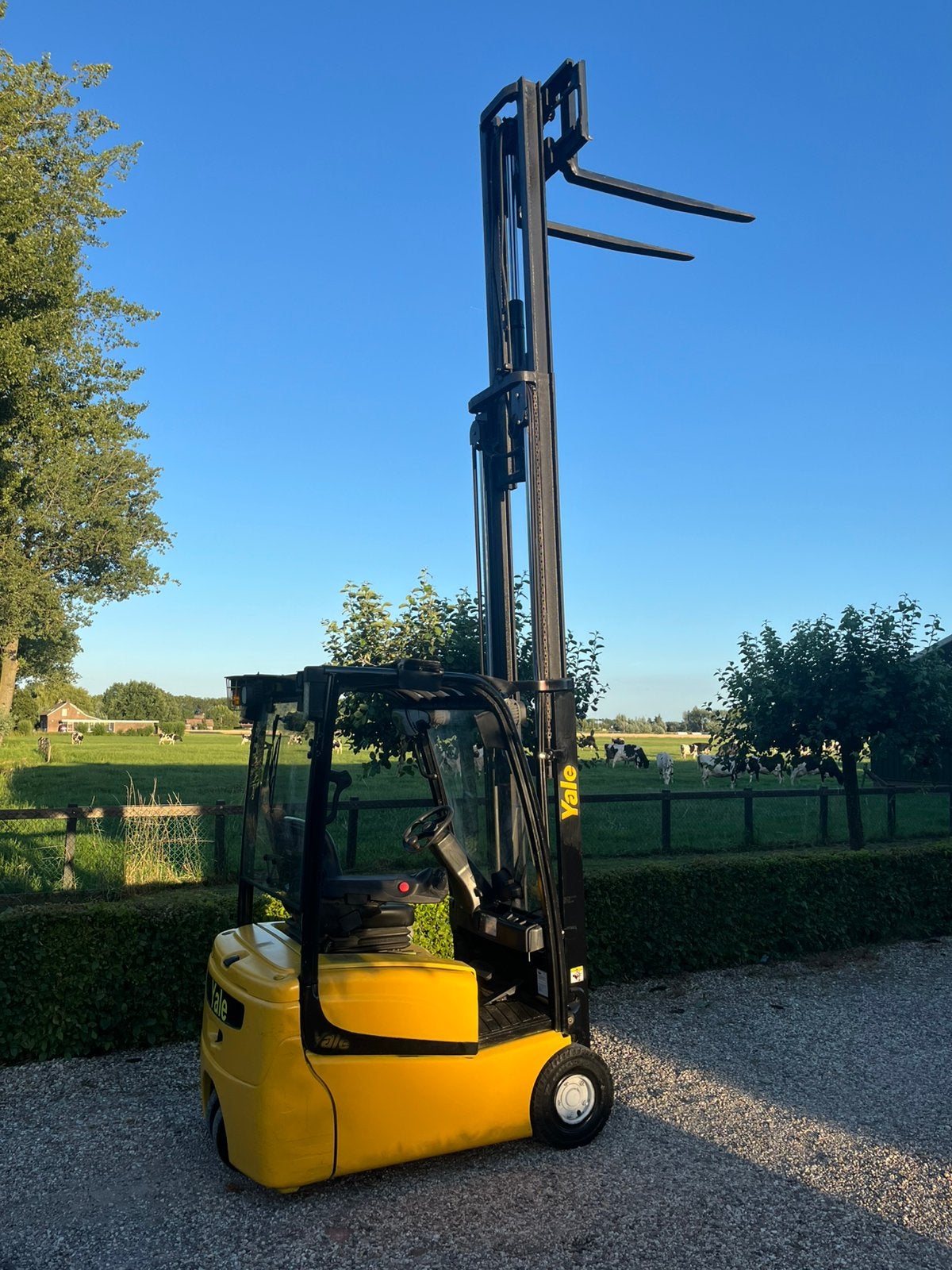 Yale erp15 triplex freelift sideshift 2010 1800u nette staat, 1000 tot 2000 kg, Ophalen of Verzenden, Elektrisch, Heftruck