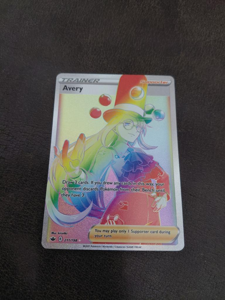 Avery pokemonkaart, Ophalen, Zo goed als nieuw, Losse kaart