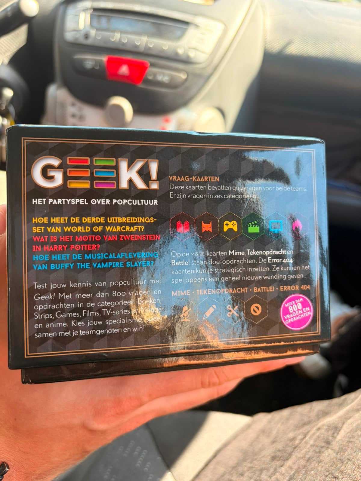 GEEK! - partyspel over popcultuur, Vijf spelers of meer, Ophalen of Verzenden, Zo goed als nieuw