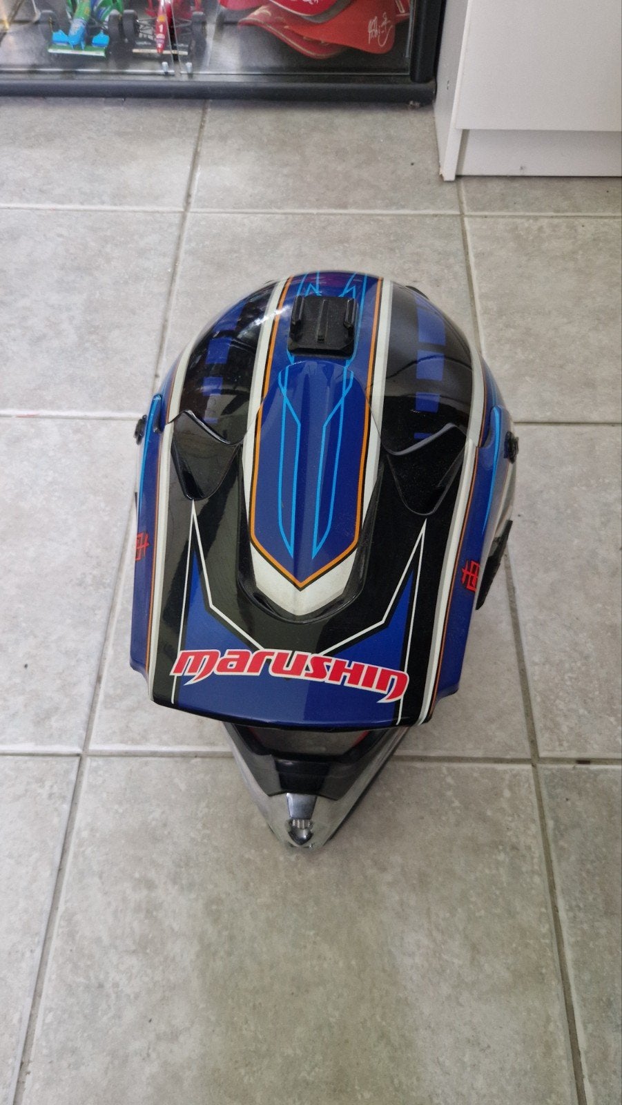Zo goed als nieuwe Marushin Offroadhelm, Overige merken, Ophalen of Verzenden, XXL, Tweedehands