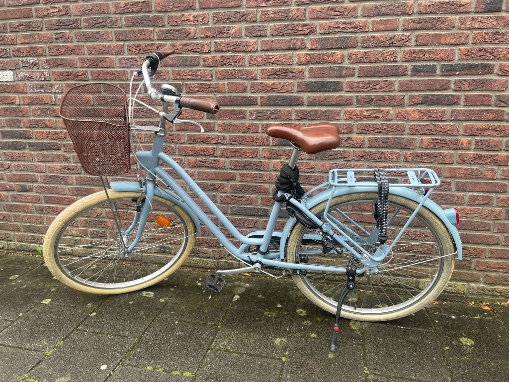 CITY BIKE ELOPS 520 LF LIGHT BLUE S/M, Gebruikt, Velgrem, Versnellingen, Elops
