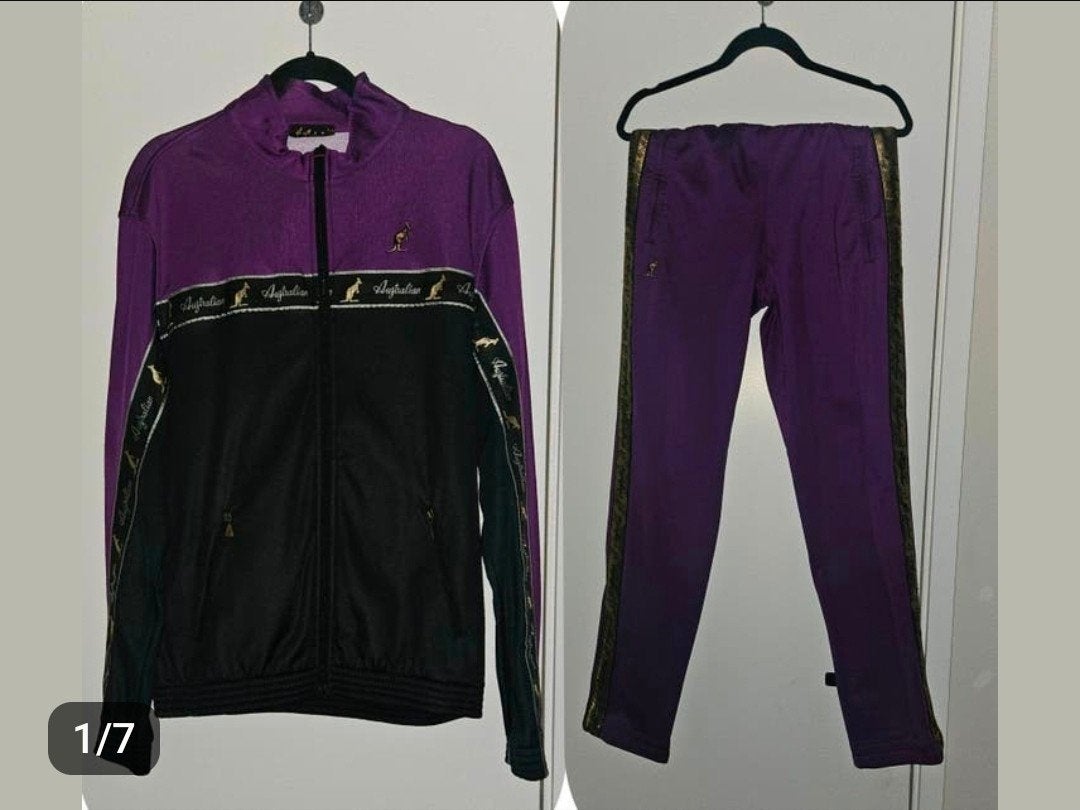 Australian pak, jasje maat l, broek maat s, Paars, Ophalen of Verzenden, Gedragen, Australian