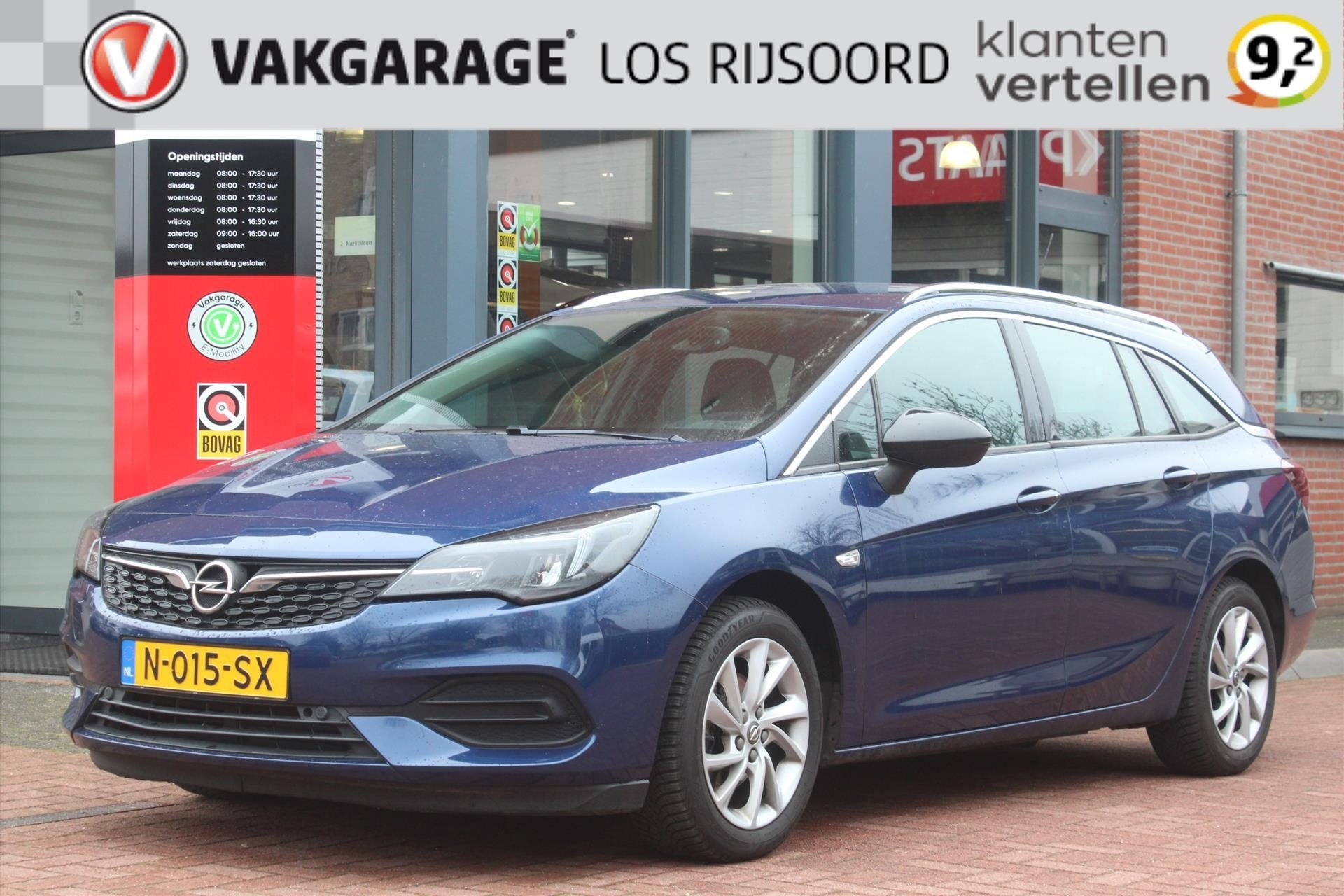OPEL Astra Sports Tourer 1.4 Turbo Aut. *Business* | Trekhaa, Auto's, Opel, 145 pk, Gebruikt, Blauw, Leder en Stof