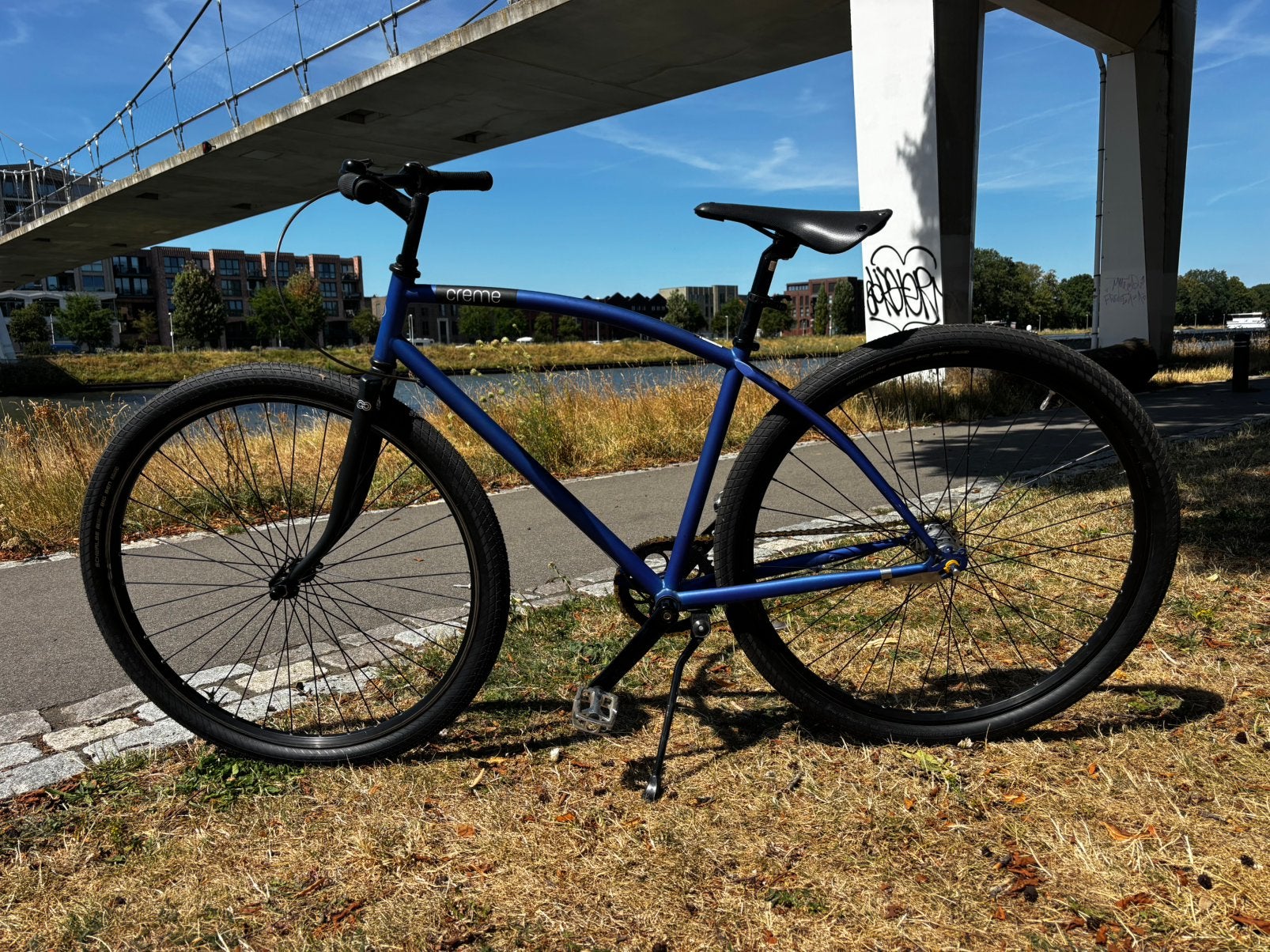 Custom Cruiser Fiets, Fietsen en Brommers, Fietsen | Cruisers en Lowriders, Ophalen, Zo goed als nieuw, Staal