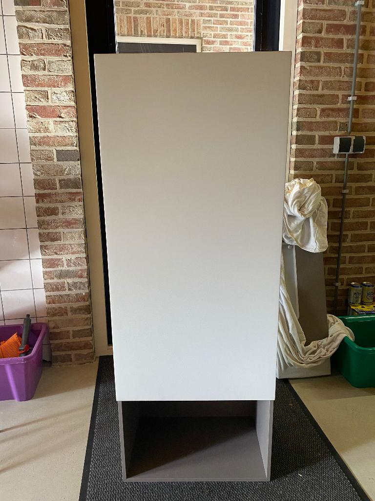 bureau met kast, werkblad en boekenplank, Huis en Inrichting, Bureaus, Ophalen, 190 cm, Spaanplaat of MDF, 43 cm