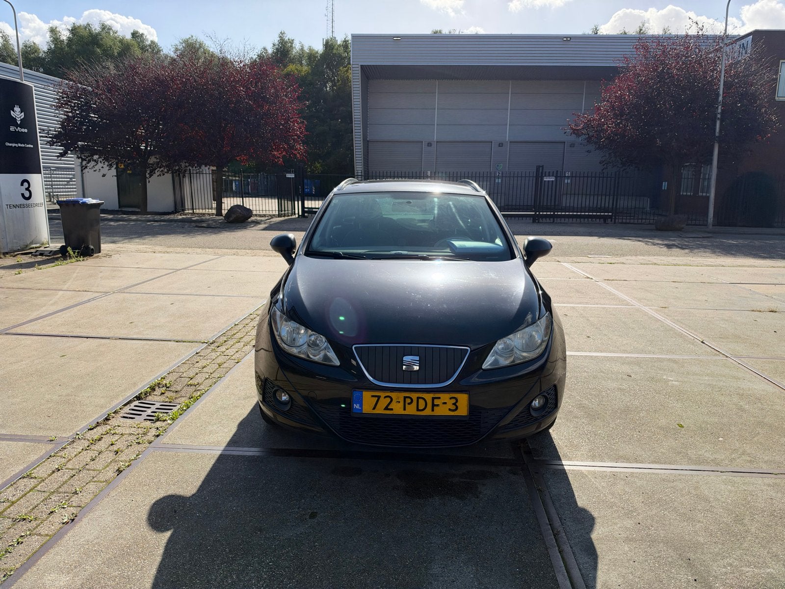 Seat Ibiza 1.2TDI 55KW Ecomotive ST 2011 Zwart, Auto's, Voorwielaandrijving, 74 pk, 1199 cc, Origineel Nederlands