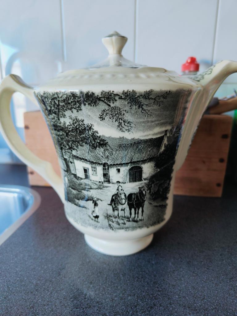 Vintage koffiekan, Ophalen of Verzenden, Zo goed als nieuw, Glas, Overige stijlen