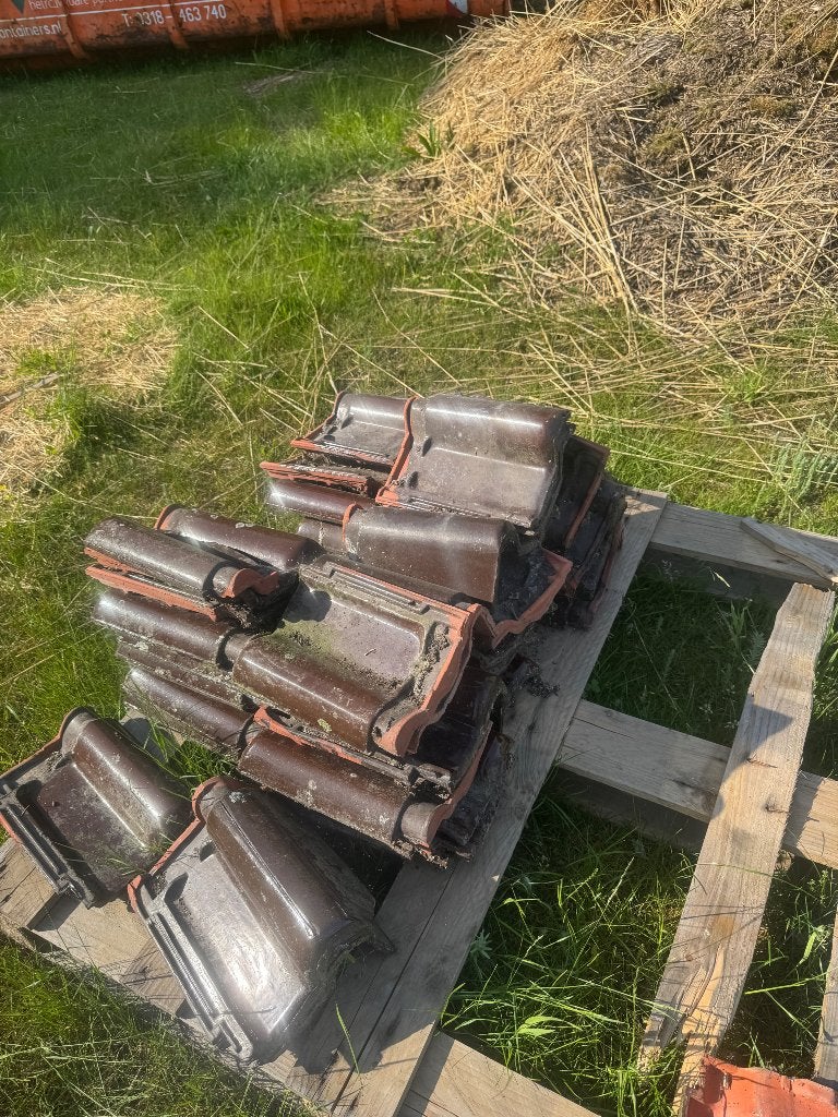 Dakpannen laumans tegelen, Ophalen, Gebruikt, Steen of Klei, Minder dan 5 m²