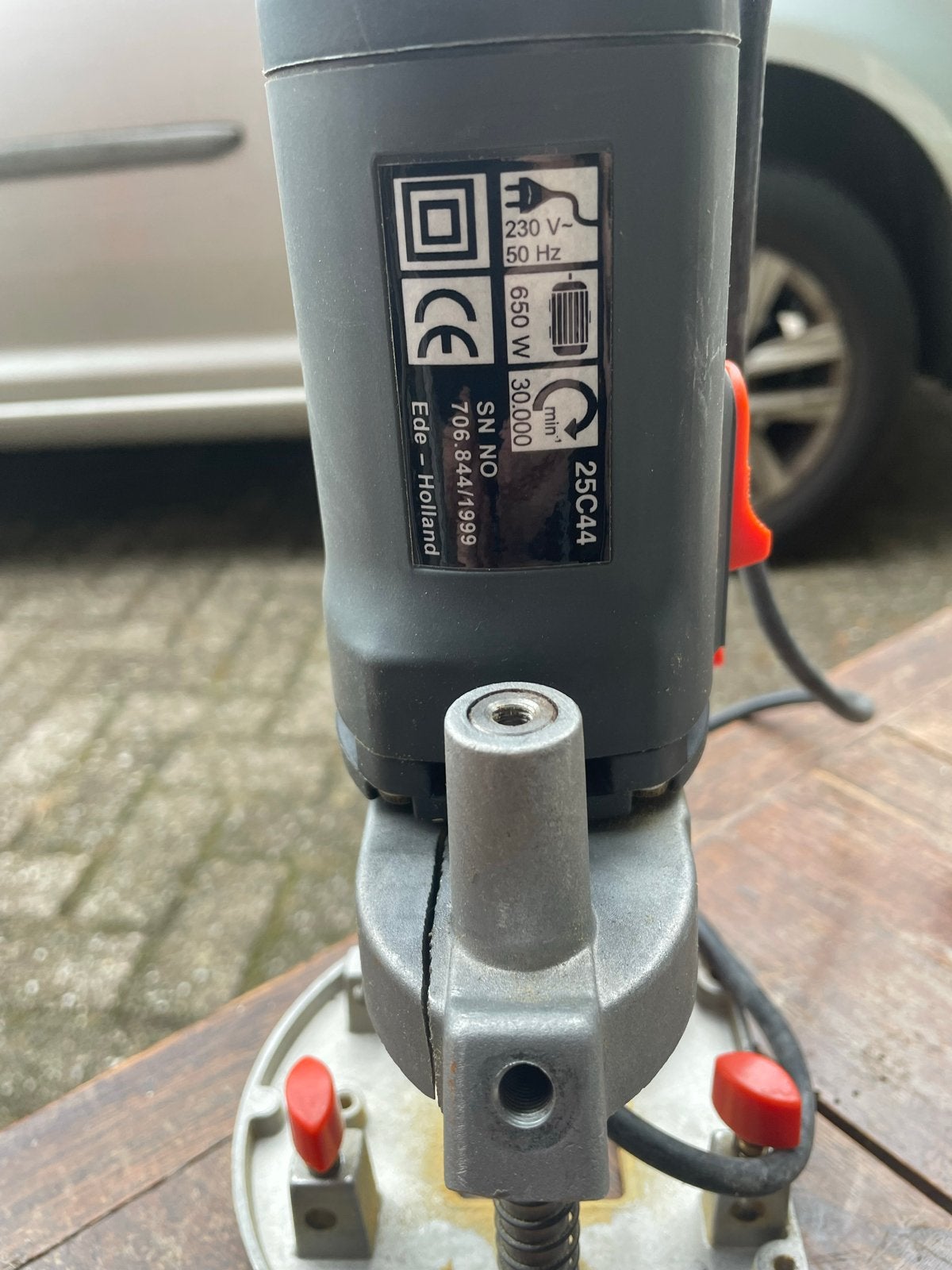 Bovenfrees 650W - kinxo Ede Holland 25C44, Ophalen of Verzenden, Gebruikt, Elektrisch, Bovenfrees