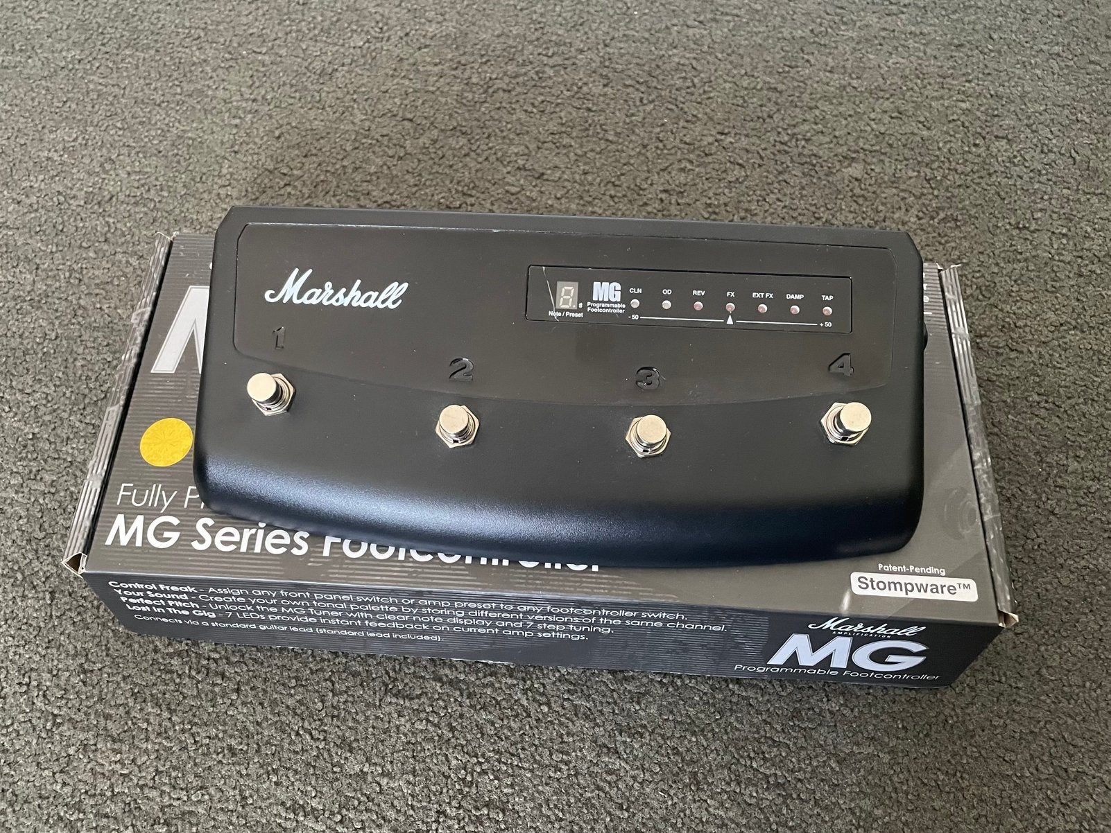 Marshall MG Footswitch, Muziek en Instrumenten, Ophalen of Verzenden, Nieuw, Elektrische gitaar