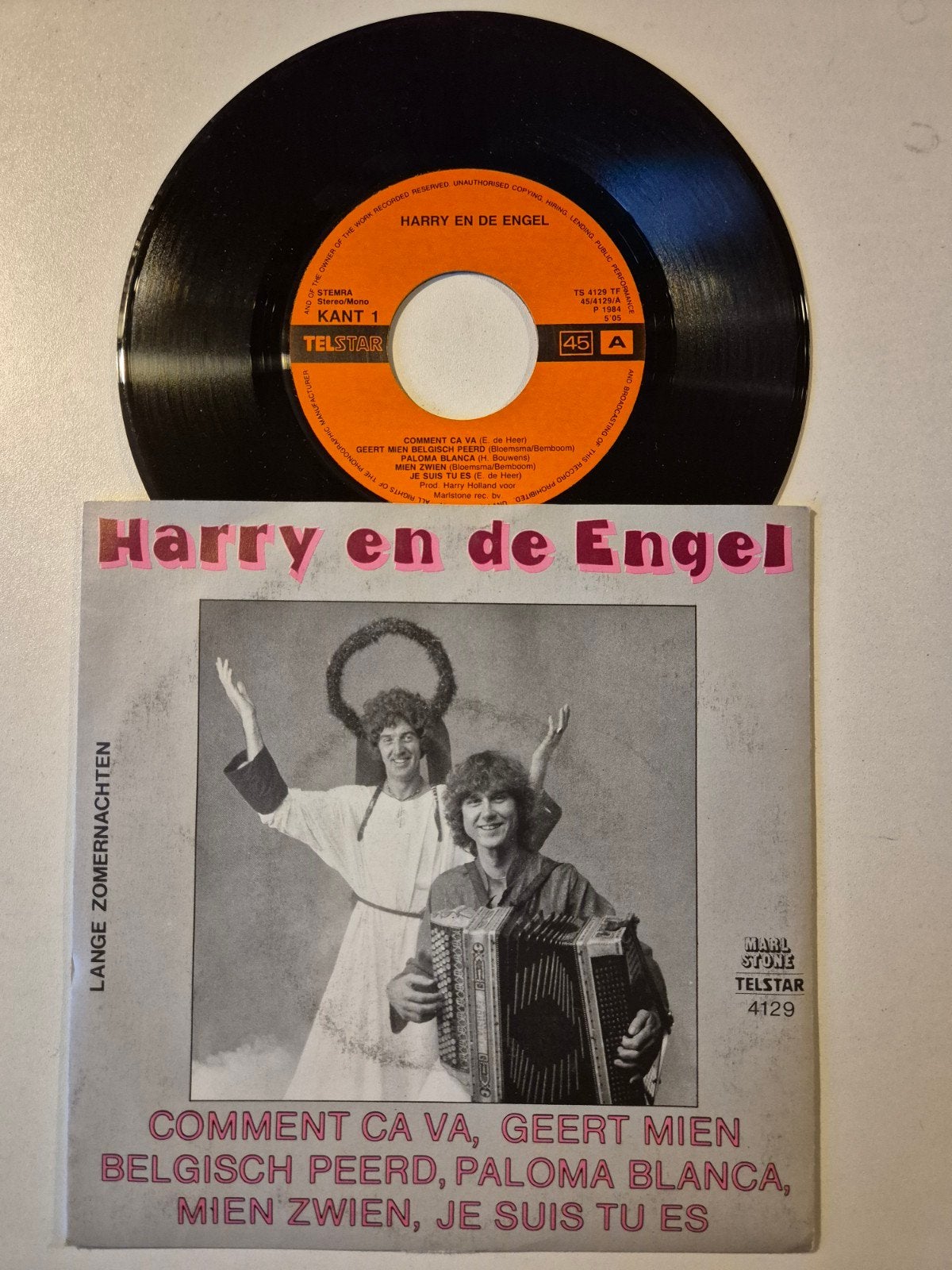 Harry en de engel-Accordeon medley, Ophalen of Verzenden, Zo goed als nieuw, Overige formaten, Levenslied of Smartlap