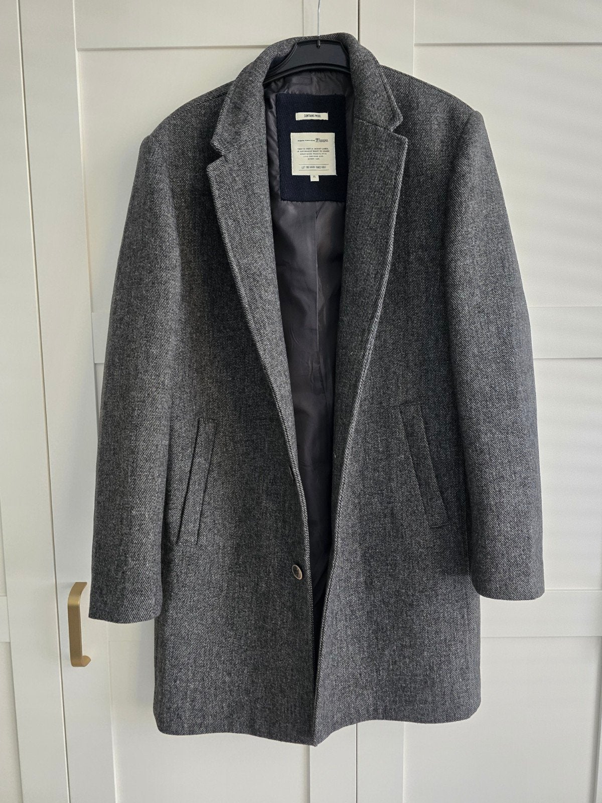 MOET WEG Herenjas-trenchcoat XL, Ophalen, Zo goed als nieuw, Maat 56/58 (XL), Groen