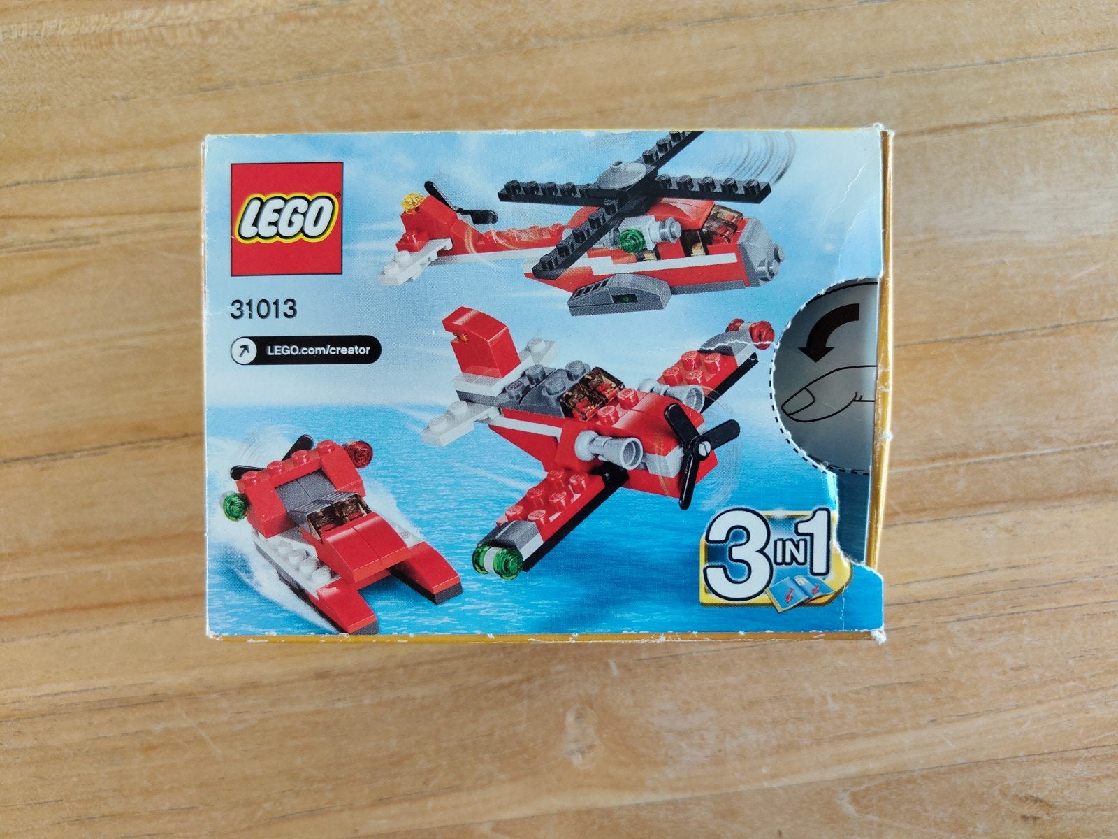 LEGO Creator 31013 Rode Helikopter 3-in-1 set, Gebruikt, Compleet, Lego, Ophalen of Verzenden