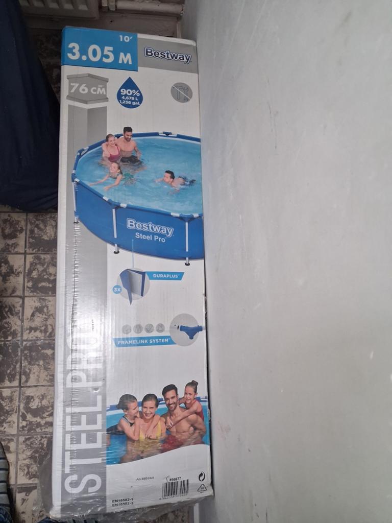 Te koop nieuwe zwembad in doos, Ophalen, Minder dan 80 cm, Rond, Nieuw
