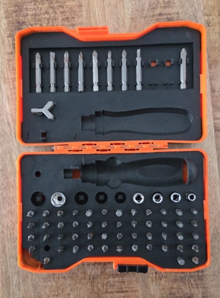 Boor en bit set - Bitset - Boorset, Ophalen of Verzenden, Gebruikt, Overige typen, Overige merken