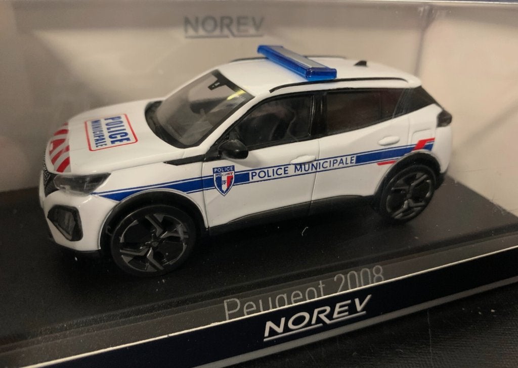 Peugeot 2008 '24 Police Municipale STREPEN 1/43 NOREV 472876, Verzenden, Nieuw, Auto, Norev